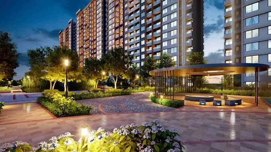 life republic 4 bhk 